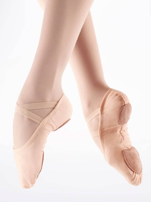 Zapatillas de ballet rosas, de punta
